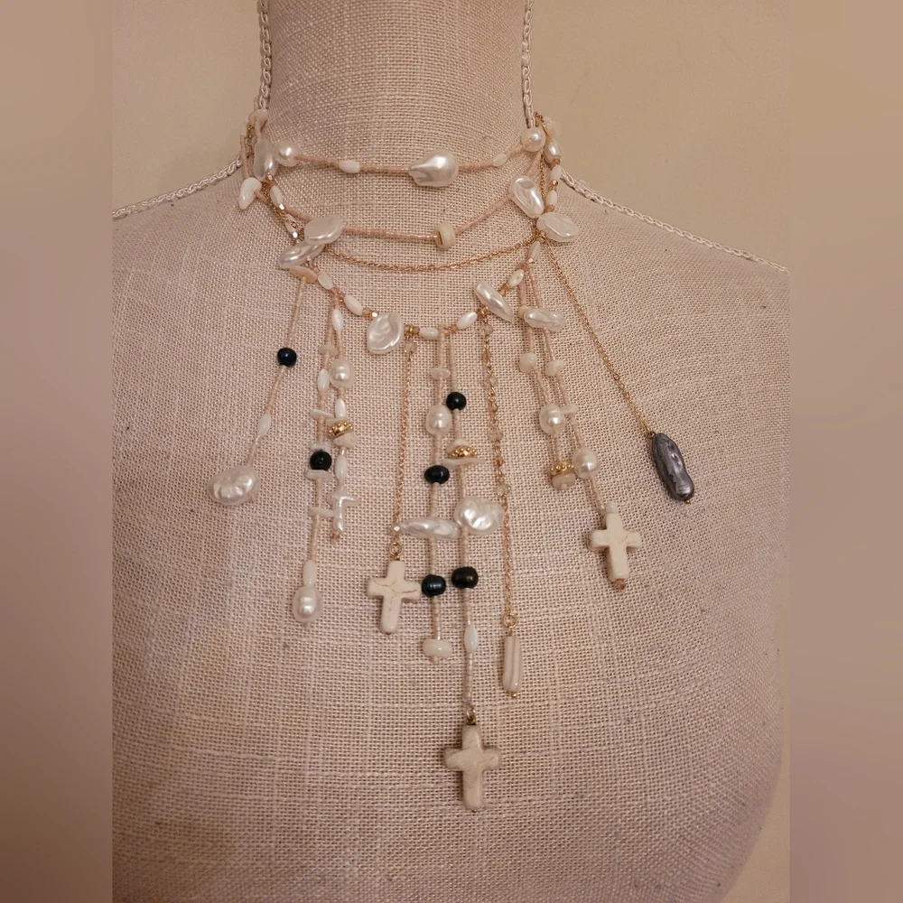 Free People Ariana Ost Something Beautiful  Necklace